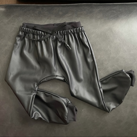 Lindsi Lane for Kipp Unisex Leather Joggers - Picture 2 of 4